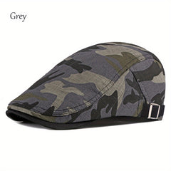 Men's Camo Beret Forward Hat Breathable