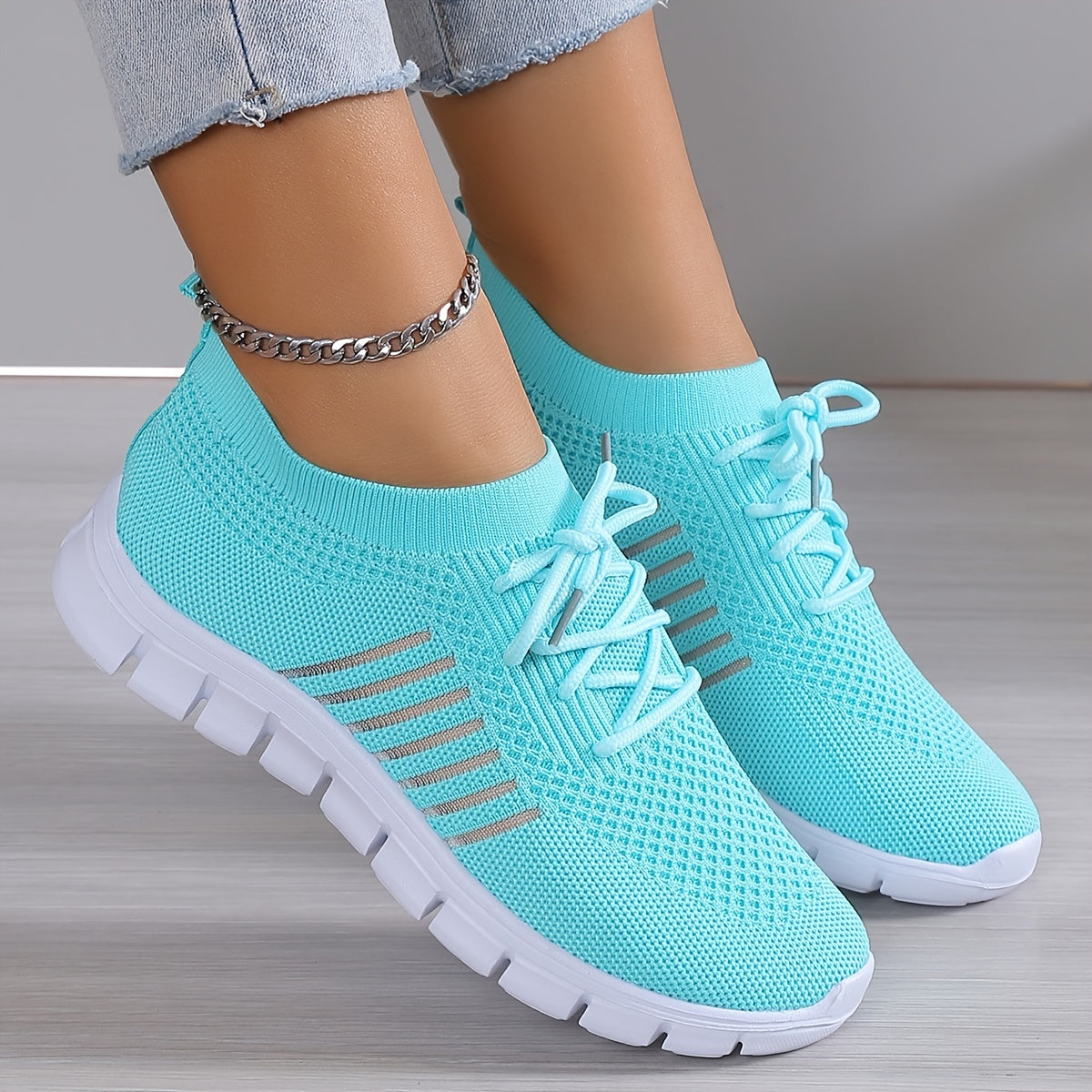 Breathable Shock Absorption Sneakers Lightweight Running Shoes