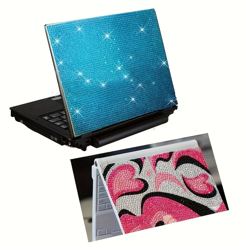 640 Diamond Stickers in 10 Colors, Sparkling Round Bead & Pearl Stickers