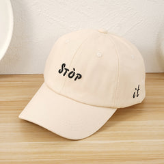 Letter Baseball Cap Unisex Sun Hat Outdoor Casual Style Girl Presents
