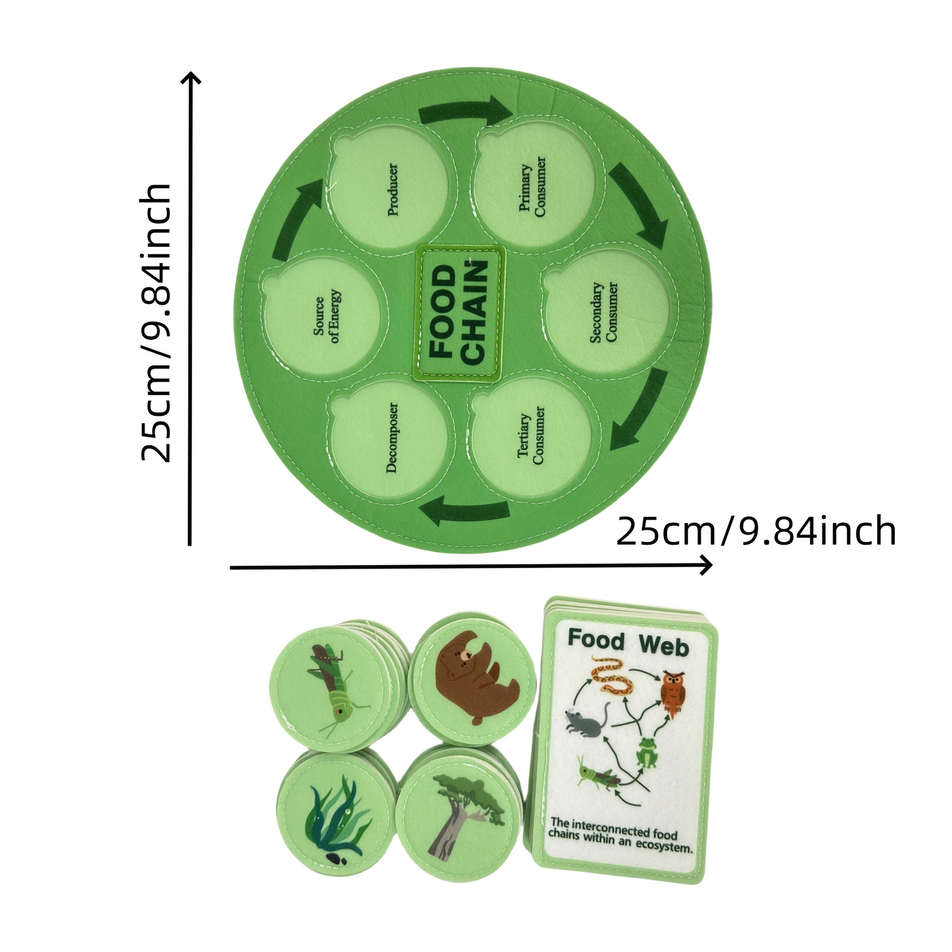 Animal Learning Felt Book for Kids - Science Education Toys