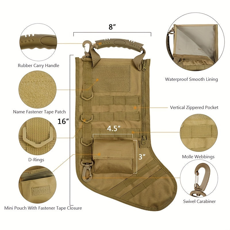 Tactical Christmas Stocking Bag Dump Drop Pouch