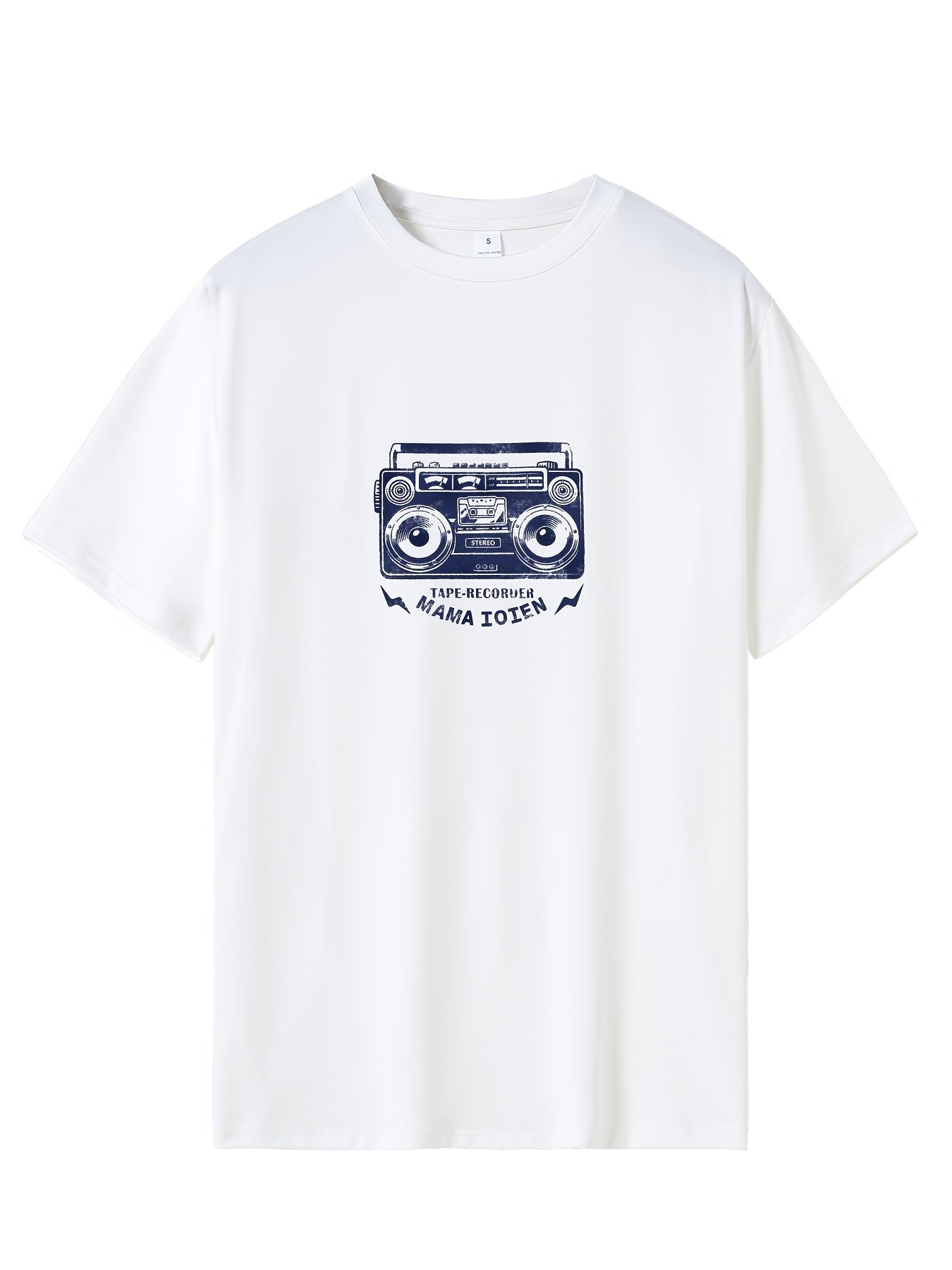 Skateboard Print Men's Graphic Crew Neck T shirt Casual Comfy Tees