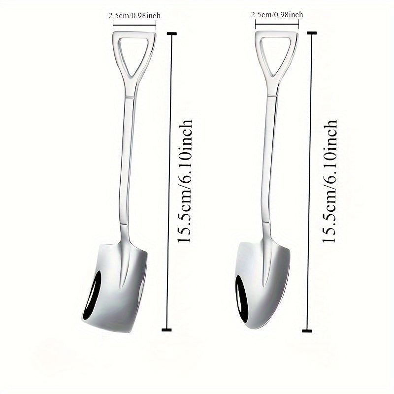 4pcs Stainless Steel Spoons Watermelon Dessert Ice Cream Spoon
