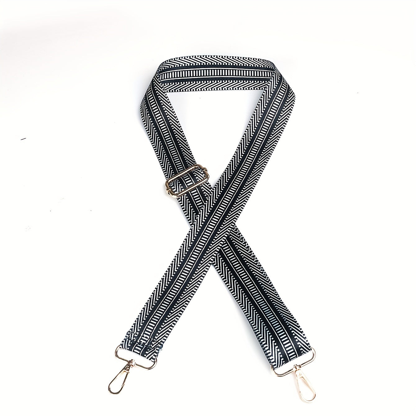 Checkered Pattern Purse Strap Adjustable Detachable Shoulder Strap Replacement