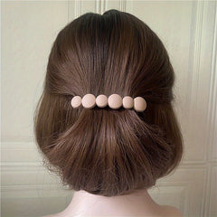 Long Barrette Frosted Style Hair Clip For Back Head Hair