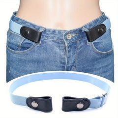 No Buckle Elastic Waist Belt Men Adjustable Comfortable Jeans Solution