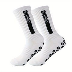 Colorful Letter Anti Skid Silicone Football Socks Men Women