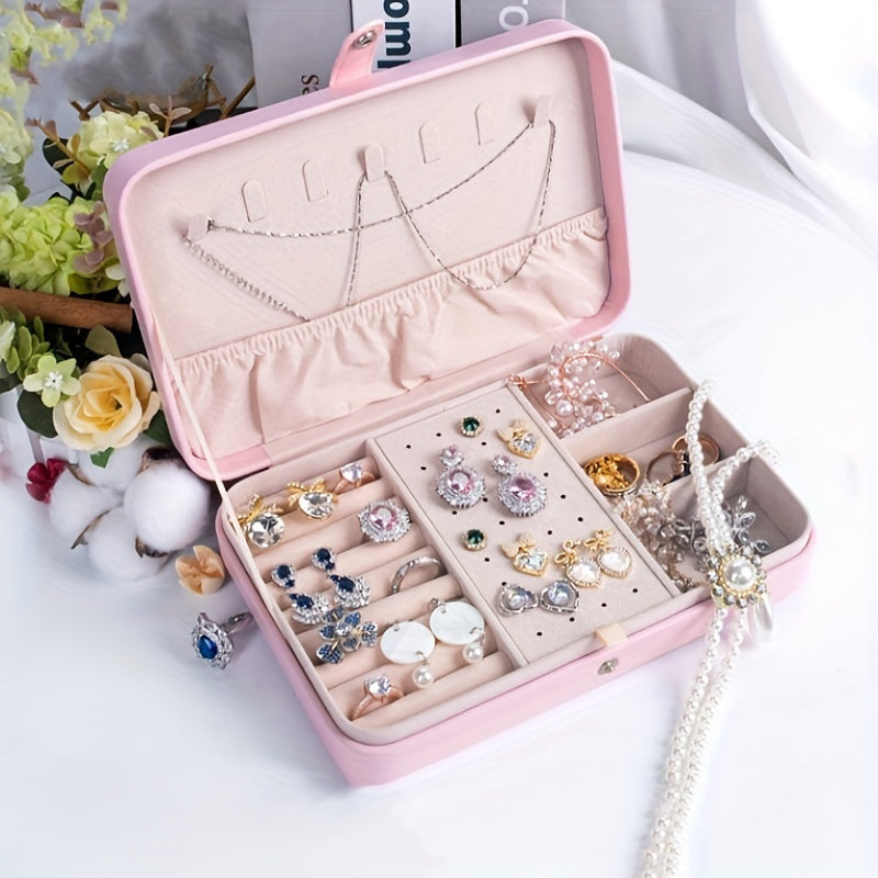 Large Capacity Jewelry Organizer Portable Button Box