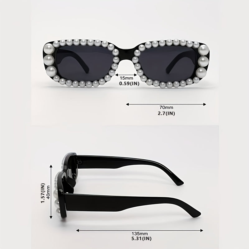 Y2K Rectangle Sunglasses Jelly Anti Glare Glasses UV400