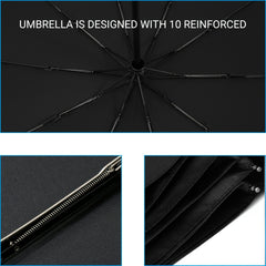 Travel Umbrella Compact Folding Umbrella For Rain Windproof
