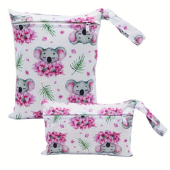 Cute Koala Print Diaper Bags Set