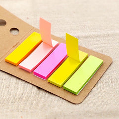 Cow Leather Sticky Note Set 120 Sheets