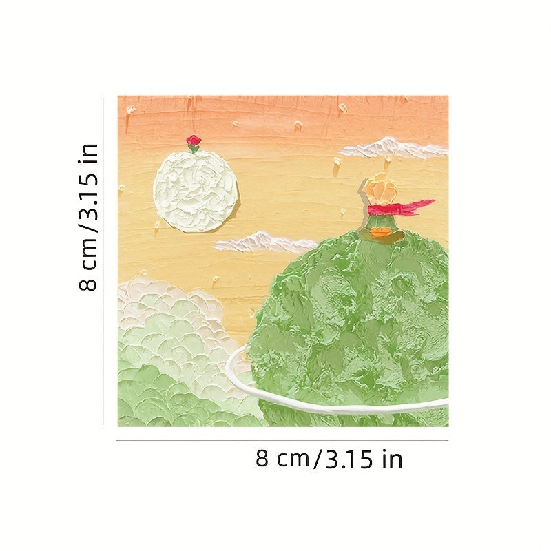 80 Sheets Little Prince Sticky Notes Creative Memo Paper