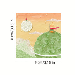 80 Sheets Little Prince Sticky Notes Creative Memo Paper