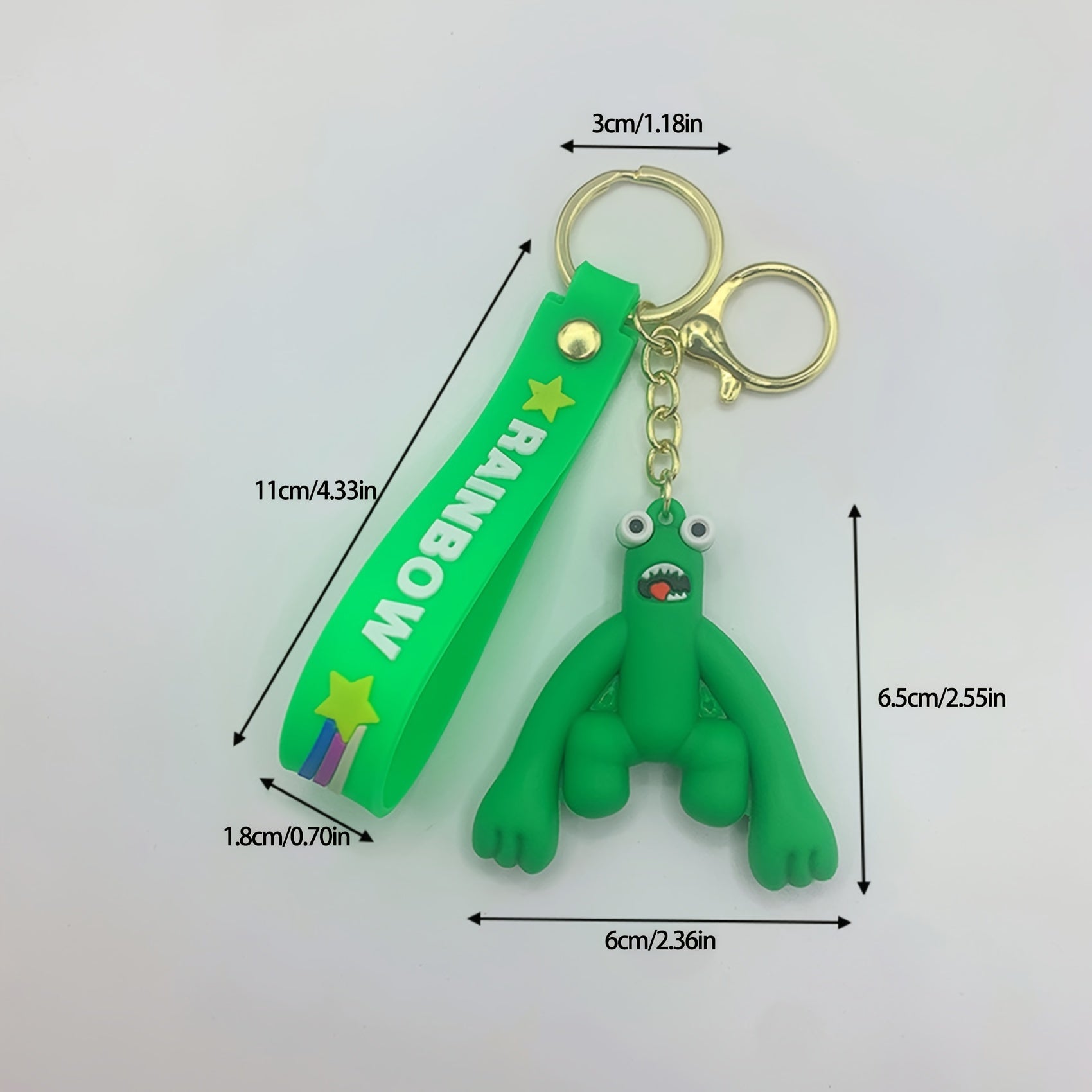 Rainbow Horror Friends Action Figures Keychain Backpack Ornament