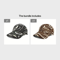 Men's Digital Print Hip Hop Cap Outdoor Sun Hat