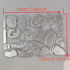 1pc Christmas Metal Cutting Dies Scrapbook Decoration Craft DIY Greeting Card