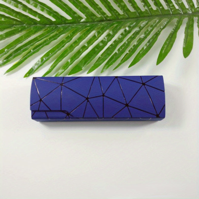 Geometric Eyeglasses Case Magnetic Closure Glasses Sunglasses Case