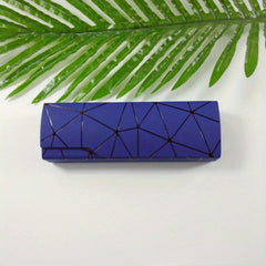 Geometric Eyeglasses Case Magnetic Closure Glasses Sunglasses Case