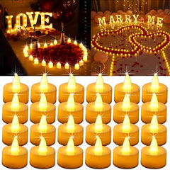 Electronic Candles for Wedding Proposal Birthday Arrangement