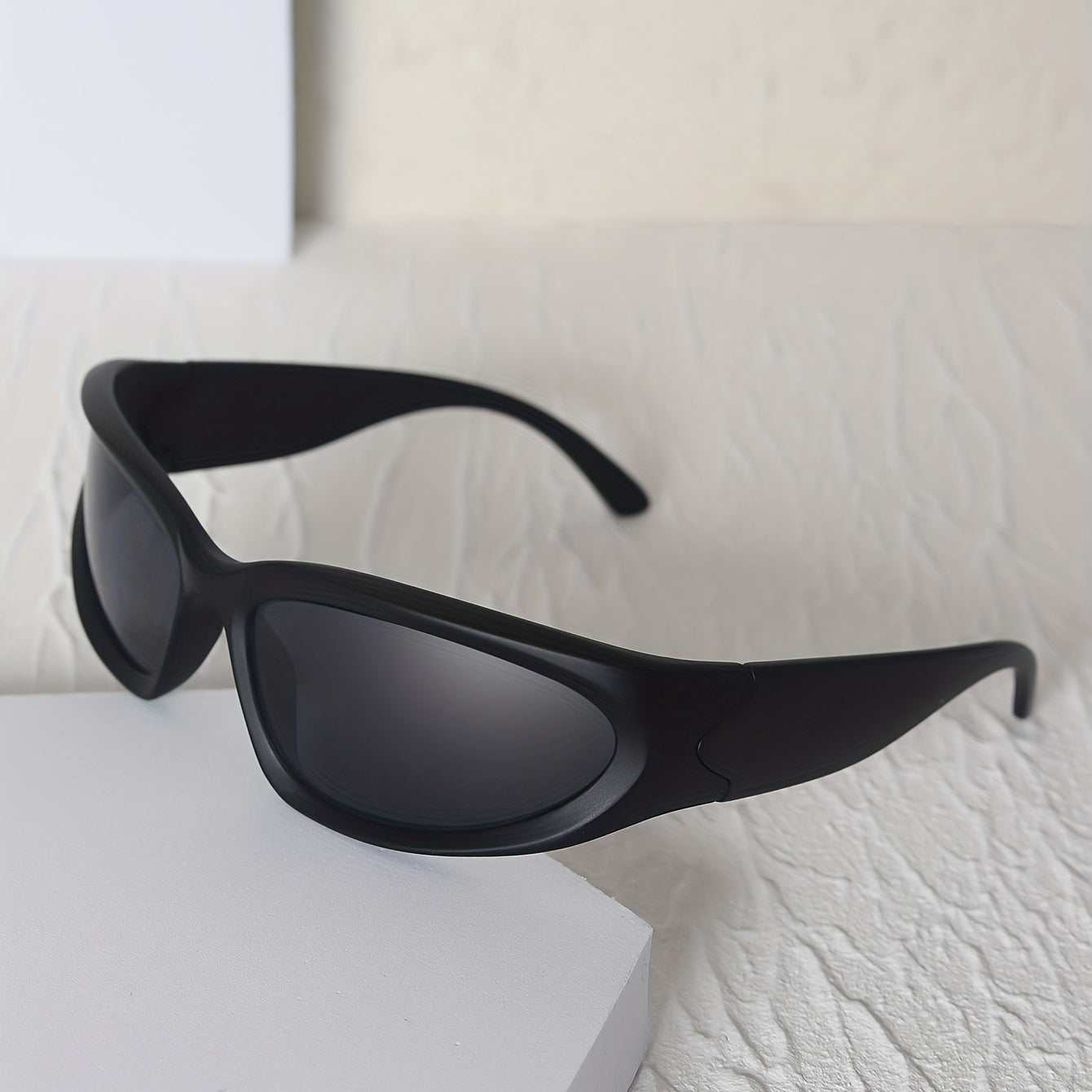 Y2K Wrap Around Sunglasses Futuristic One piece Glasses UV400