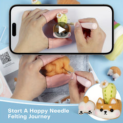 Needle Felting Starter Kit For DIY Craft Art Pendant