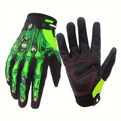 Cycling Gloves Skeleton Hand Touch Screen Warm Windproof Coldproof Gloves