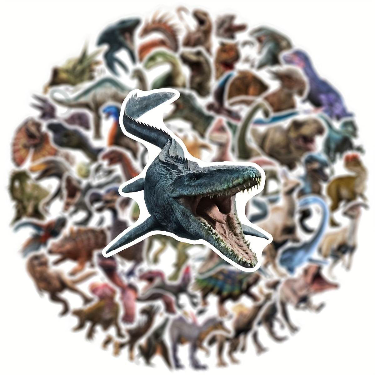 50pcs Dinosaur Series Phone Case Graffiti Stickers Waterproof DIY Stickers