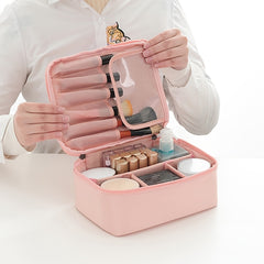 Detail Cosmetic Bag Waterproof Makeup Bag Portable Travel Toiletry Storage Bag