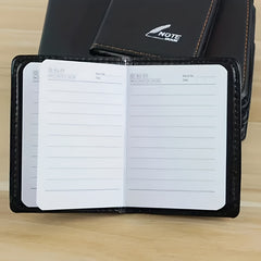 Mini Notepad Handbook Simulation Leather Crimping Notebook