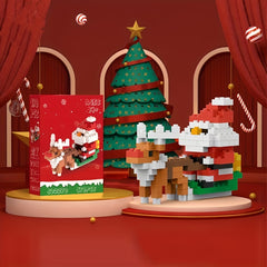 Christmas Building Blocks Collect Snowmen Santa Claus