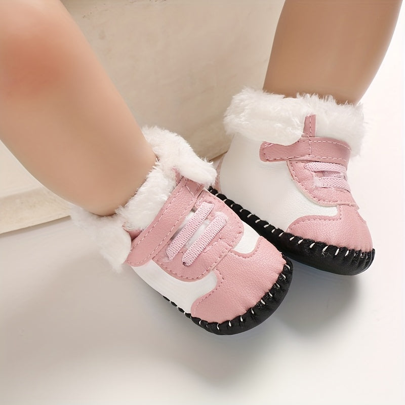 Soft and Warm Baby Girls Boots for Indoor Outdoor Walking