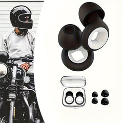 Motorcycle Earmuffs Soft Reusable Silicone Earmuffs for Riders