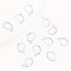 100pcs Pack Silver Jewelry Findings Earring DIY Accessories