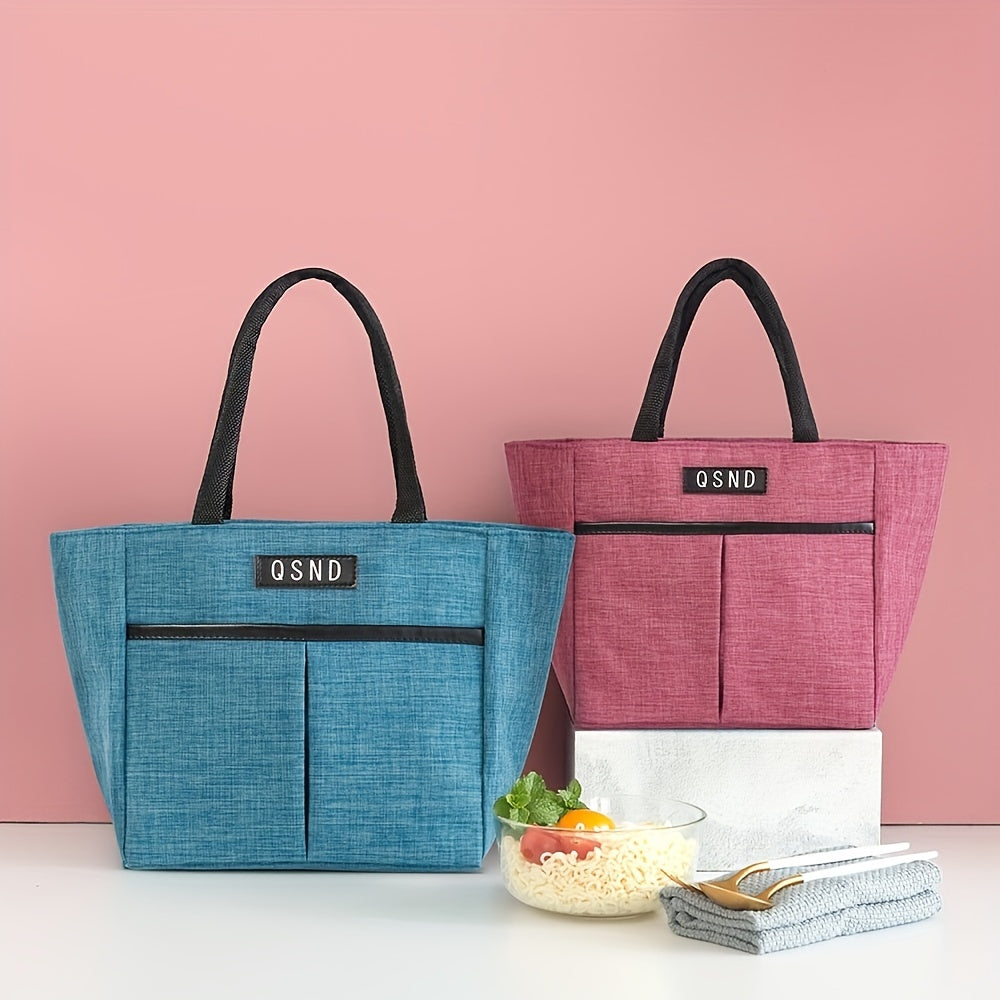Double Layer Insulation Bag Portable Lunch Box Bag Outdoor Picnic Bag