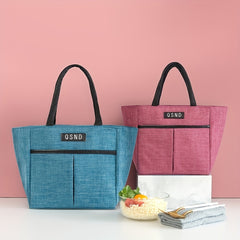 Double Layer Insulation Bag Portable Lunch Box Bag Outdoor Picnic Bag