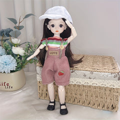 12 Inch BJD Doll Full Set With Clothes Shoes 30 Removable Joints DIY Toys