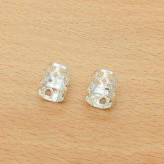 50pcs Dreadlocks Beads Hair Braid Rings Clips Metal Cuffs Jewelry