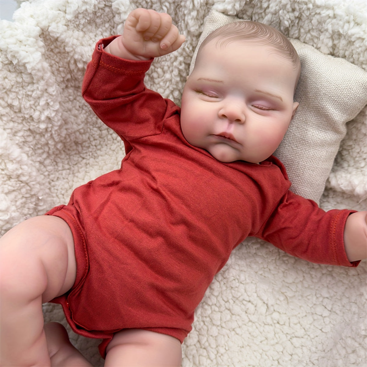 Realistic Reborn Baby Doll 45 Fantasy Doll with Hand Painted Skin Texture