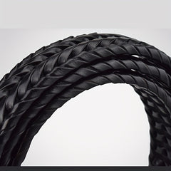 Woven Cowhide Belt Leather Belt Men's And Women's Jeans Sense Belt