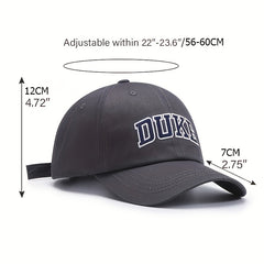 Embroidered Washed Baseball Cap Soft Top Outdoor Sunshade Hat
