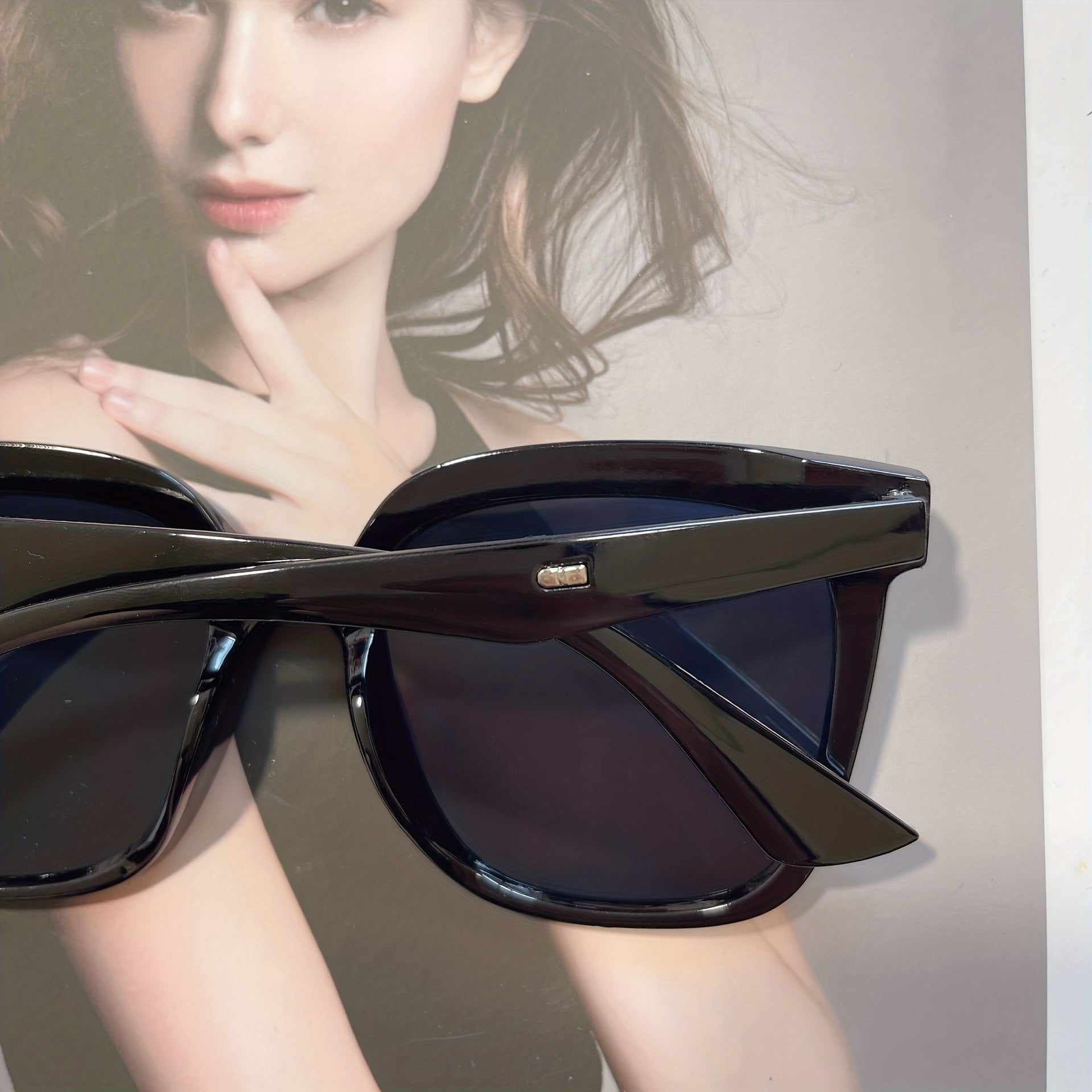Men's Large Square Frame Shades PC Sunglasses for Outdoor Sports