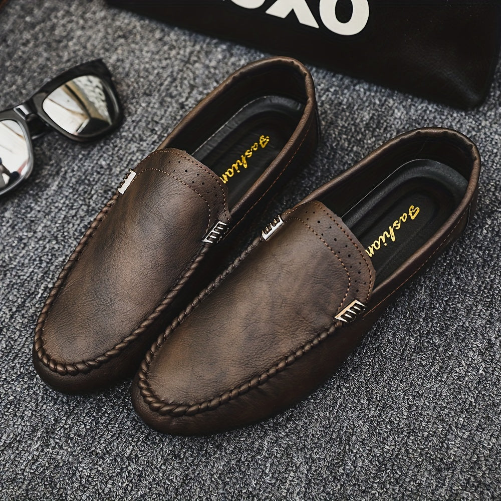 Men's Slip-On Loafers Wear Resistant Casual Shoes