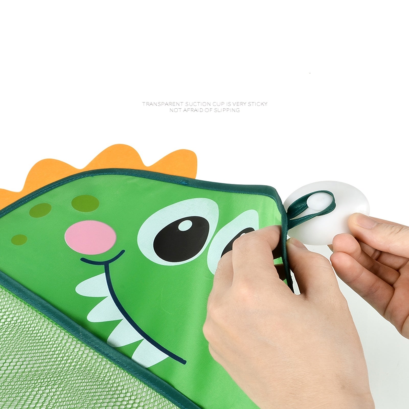 Cartoon Dinosaur Mesh Net Toy Storage Bag for Kids' Water Toys