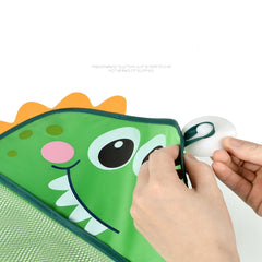Cartoon Dinosaur Mesh Net Toy Storage Bag for Kids' Water Toys