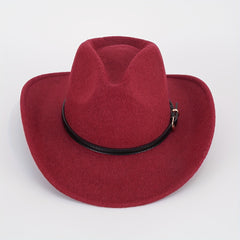 Vintage Felt Hat Cowboy Hat Jazz Fedora Cap