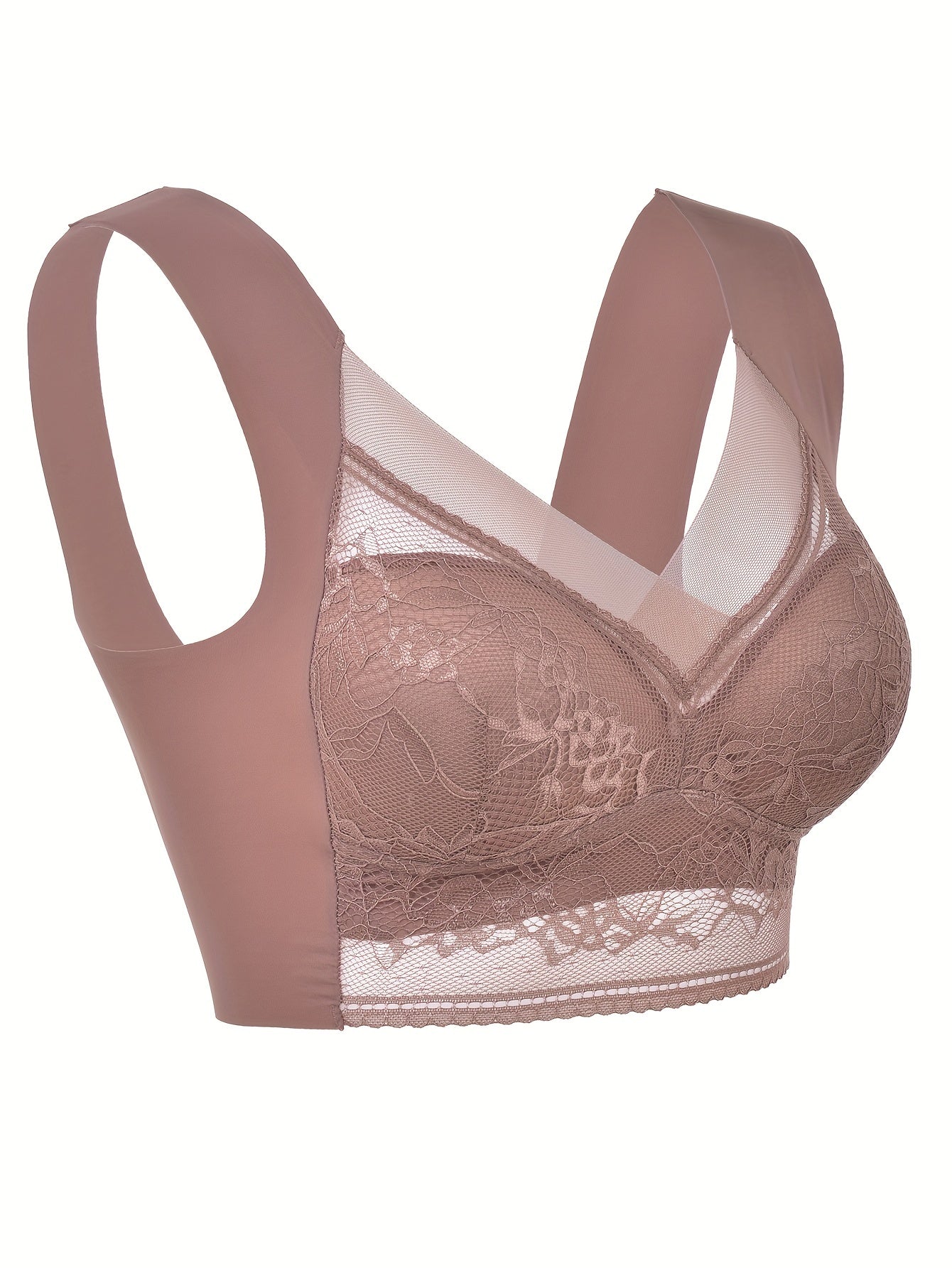 Lace Wireless Bra - Full Coverage Lingerie