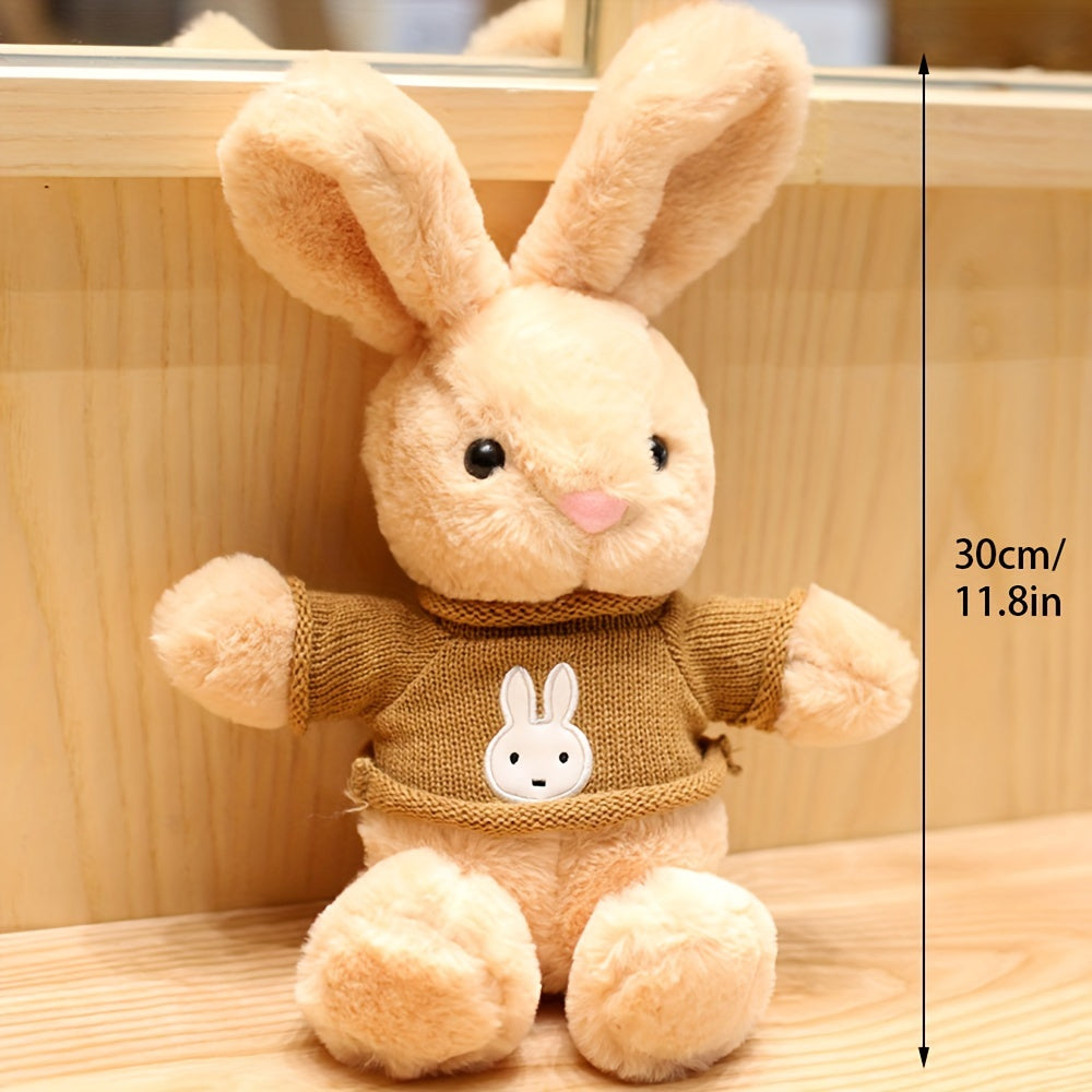 8'' Little Rabbit Plush Doll, Soothing Rabbit Cloth Toy
