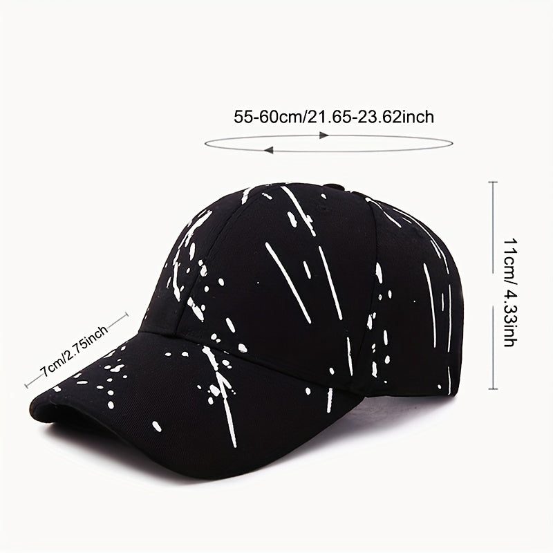 Solid Graffiti Baseball Cap Hip Hop Dad Hats Unisex Casual Sun Hats